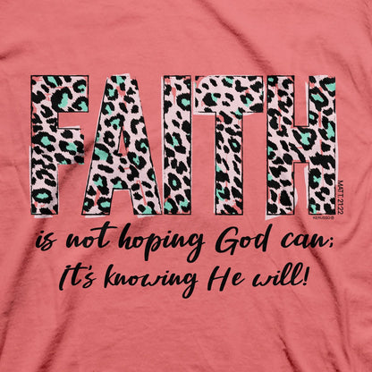 Kerusso Womens T-Shirt Faith Leopard | Women's T-Shirts | 3