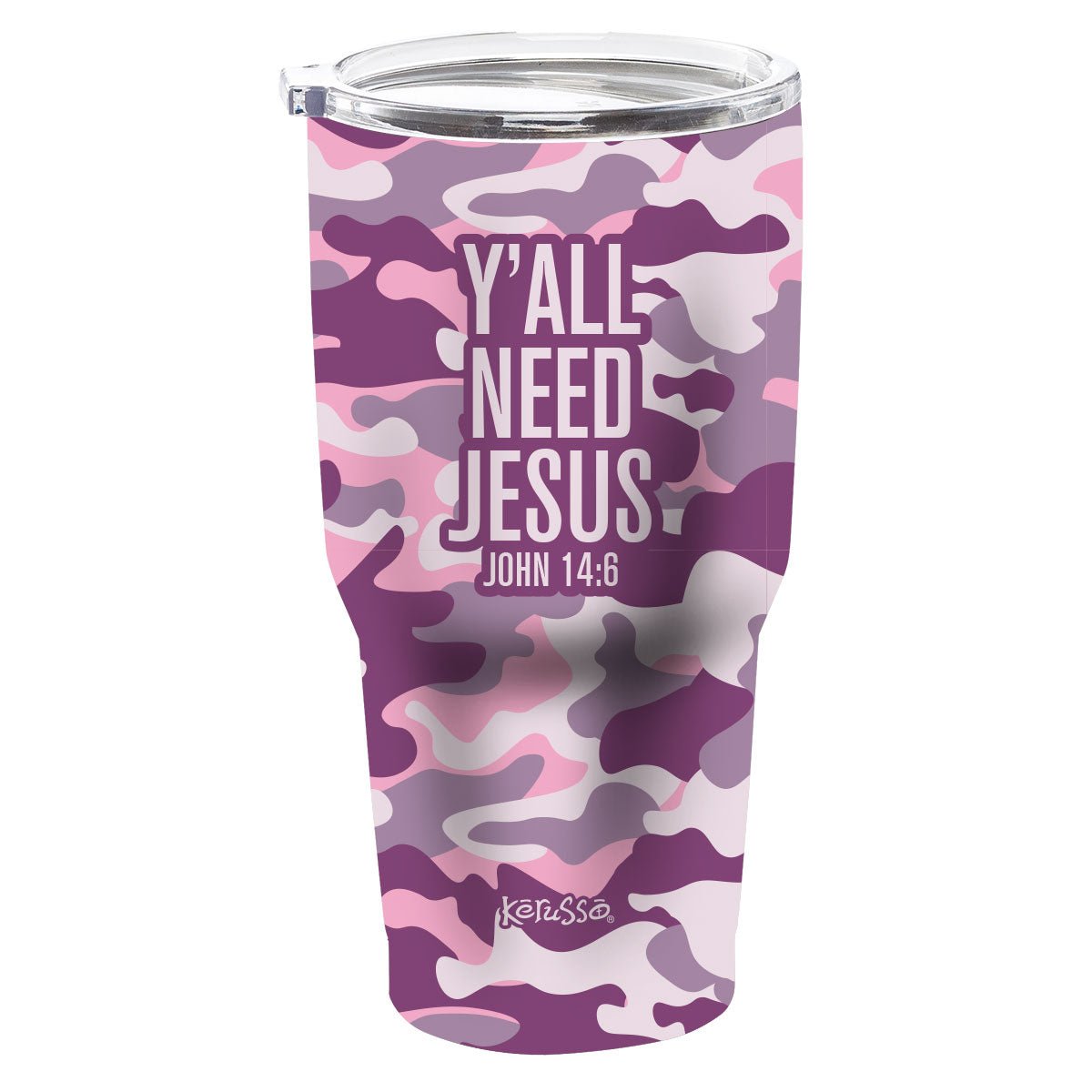 Kerusso Y'all Need Jesus 30 oz Stainless Steel Tumbler | Tumblers | 1