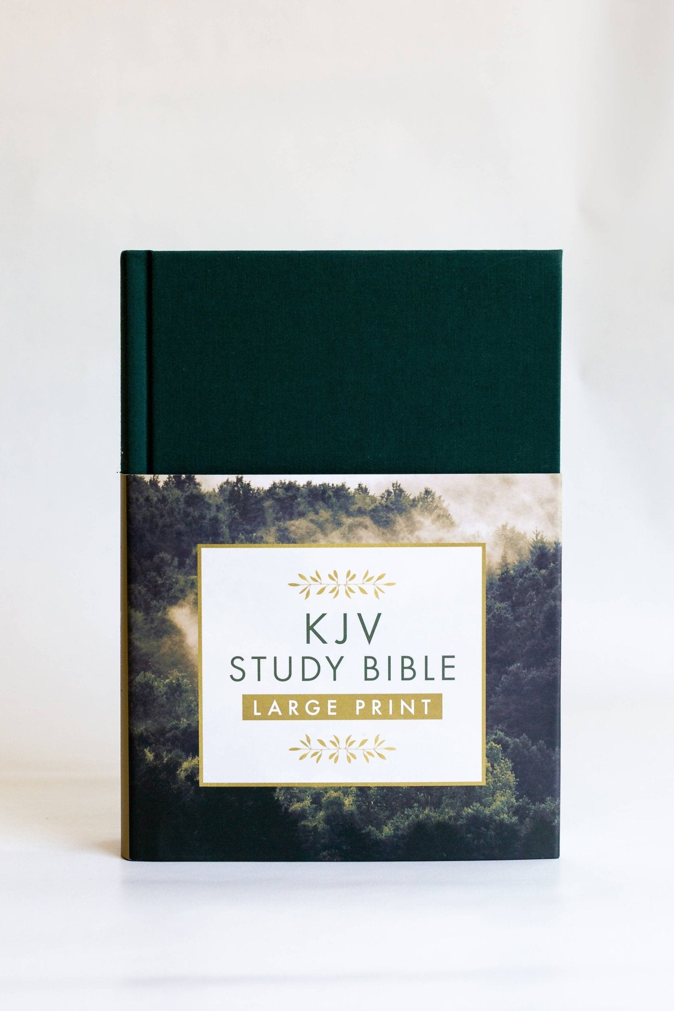 KJV Study Bible, Large Print [Gold Evergreen] | 2FruitBearers