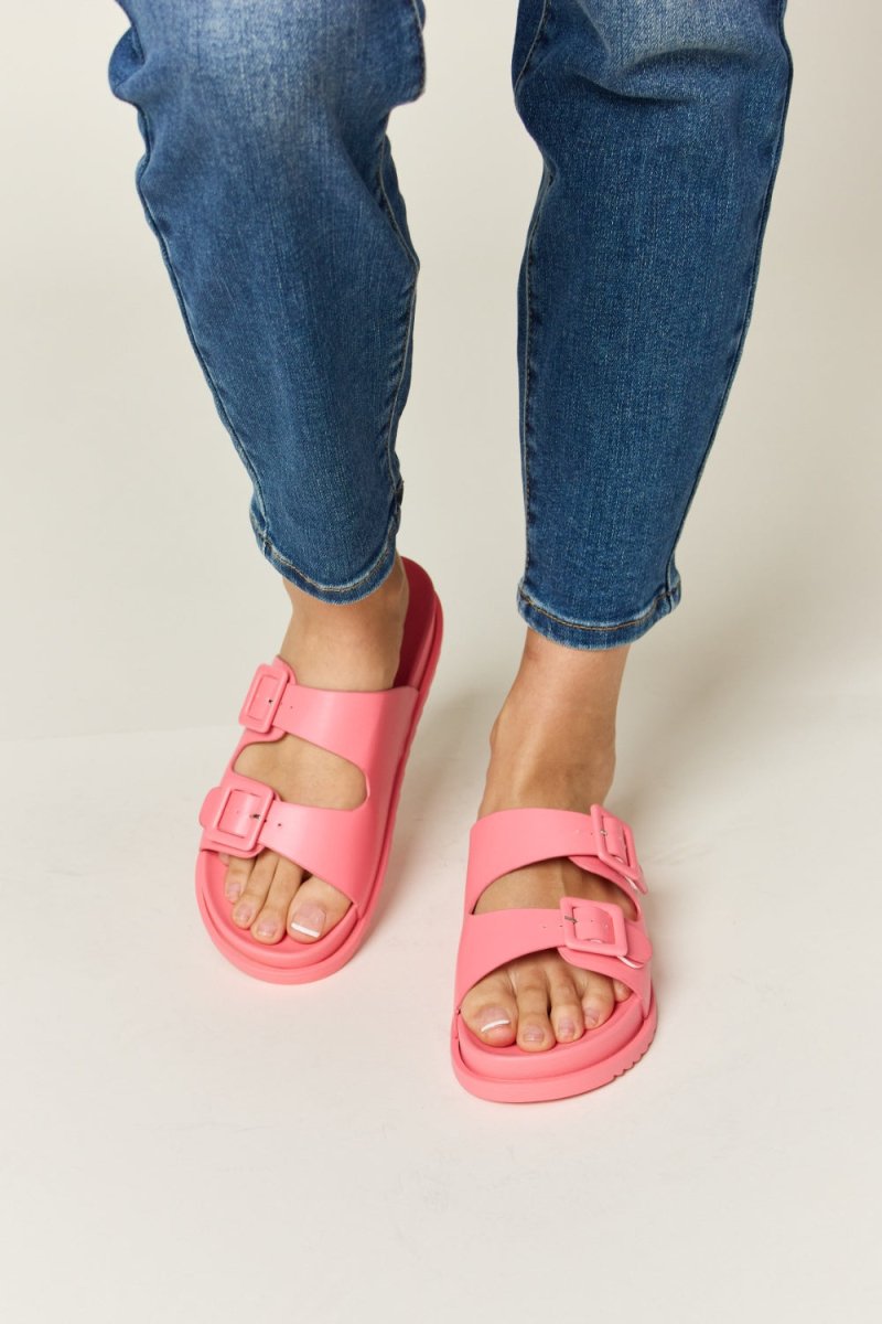 Legend Double Buckle Open Toe Sandals | Sandals | 3