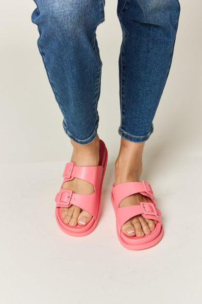 Legend Double Buckle Open Toe Sandals | Sandals | 1