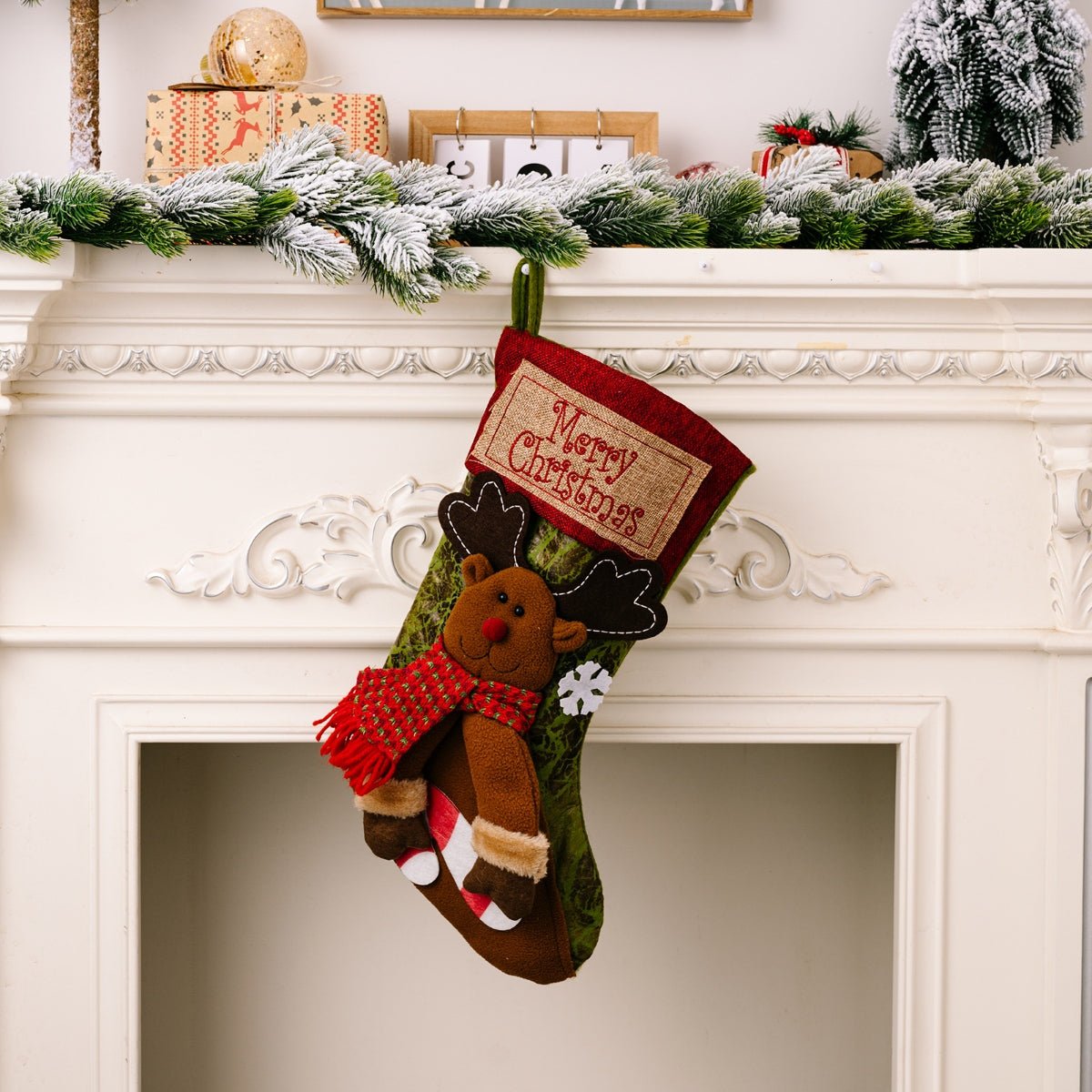 MERRY CHRISTMAS Stocking Hanging Widget | Stockings | 4