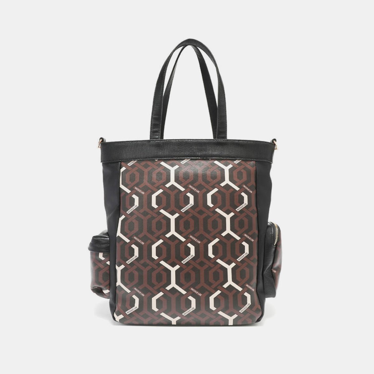 Nicole Lee USA Geometric Pattern Tote Bag | Handbags | 5