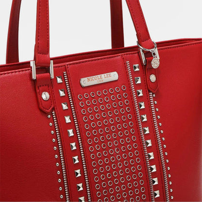 Nicole Lee USA Studded Decor Tote Bag | Totes | 11