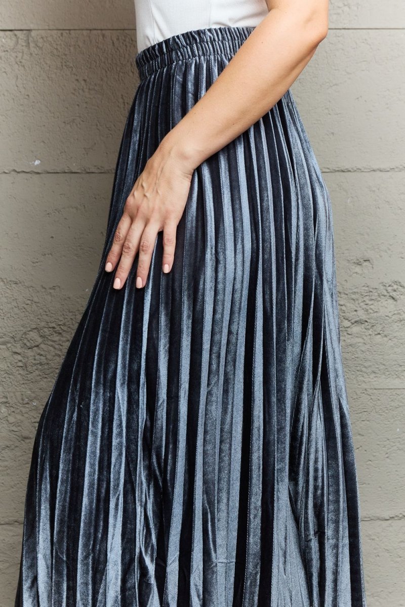 Ninexis Accordion Pleated Flowy Midi Skirt | Midi Skirts | 6