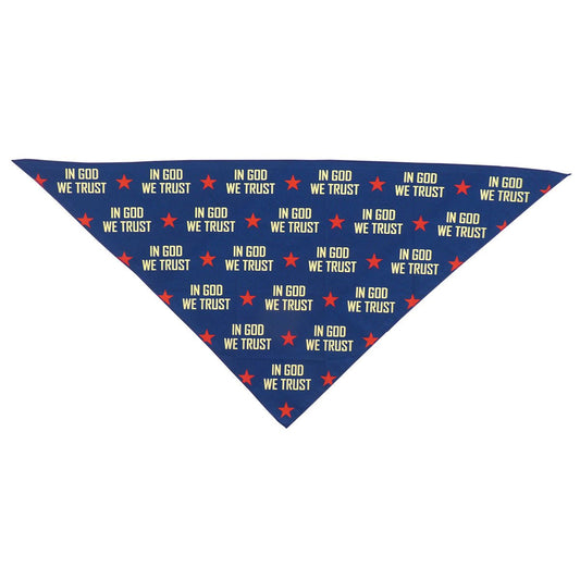 Paws & Pray In God We Trust Pet Bandana | Pet Bandanas | 1