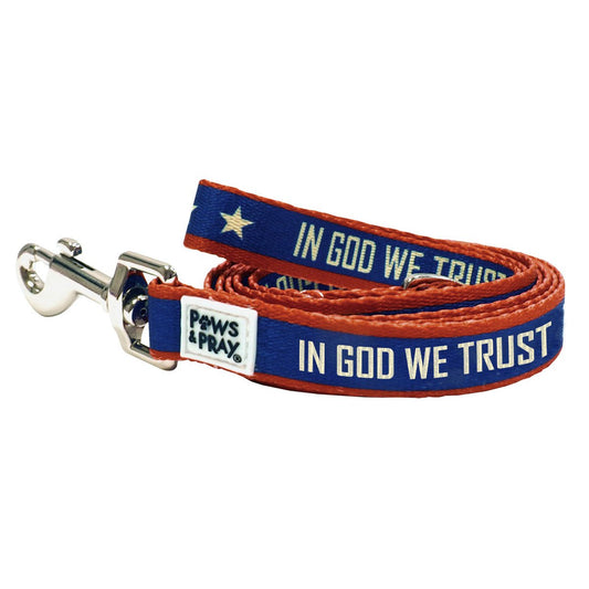 Paws & Pray In God We Trust Pet Leash | Pet Leashes | 1