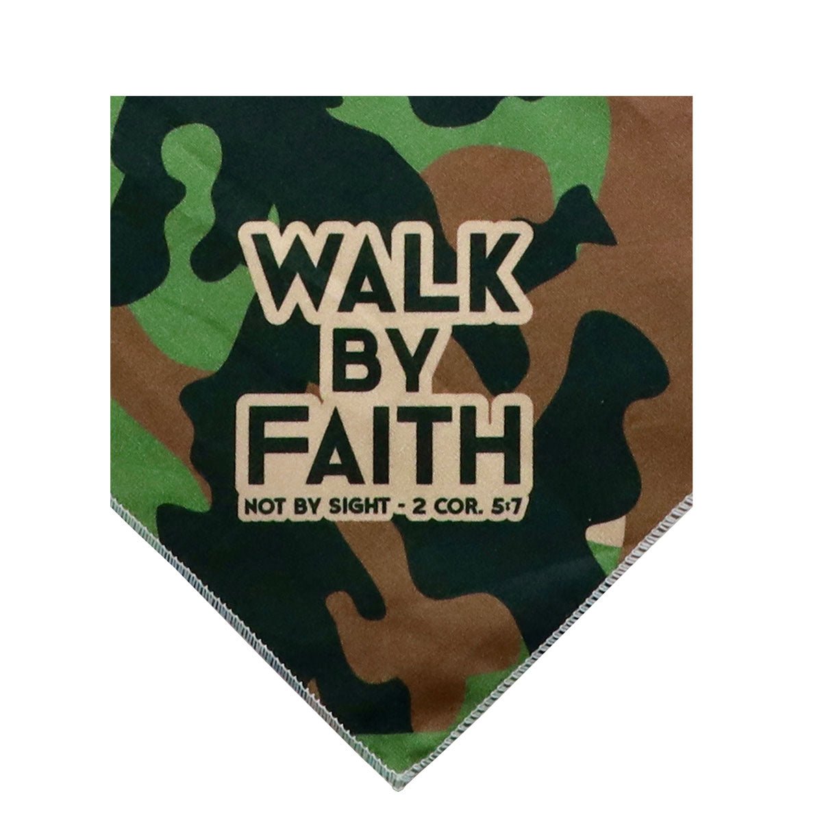 Paws & Pray Walk By Faith Camo Pet Bandana | Pet Bandanas | 2