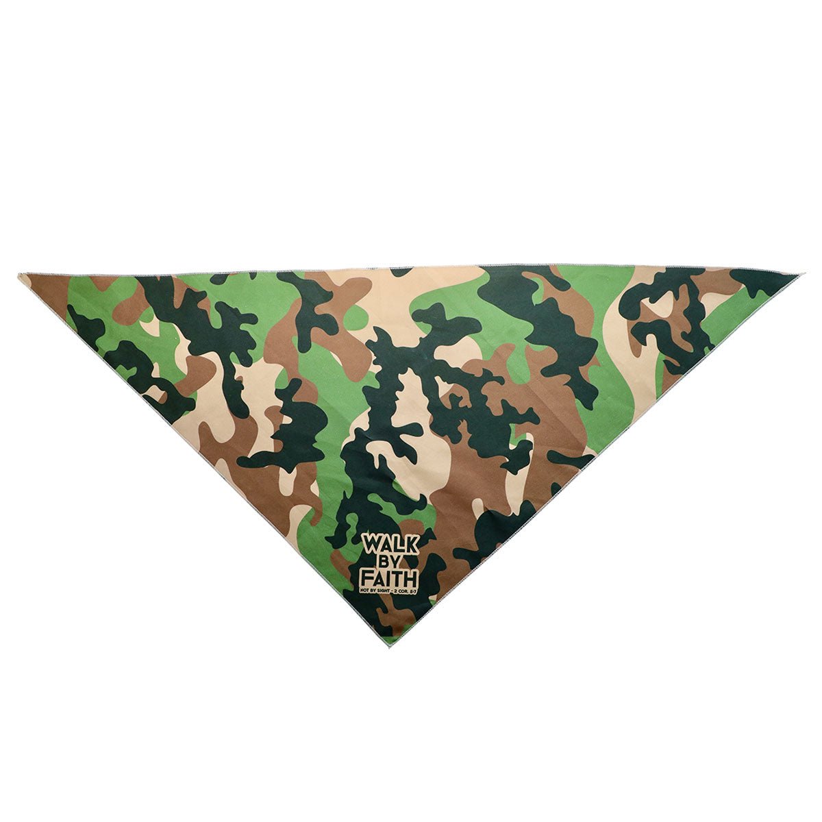 Paws & Pray Walk By Faith Camo Pet Bandana | Pet Bandanas | 1