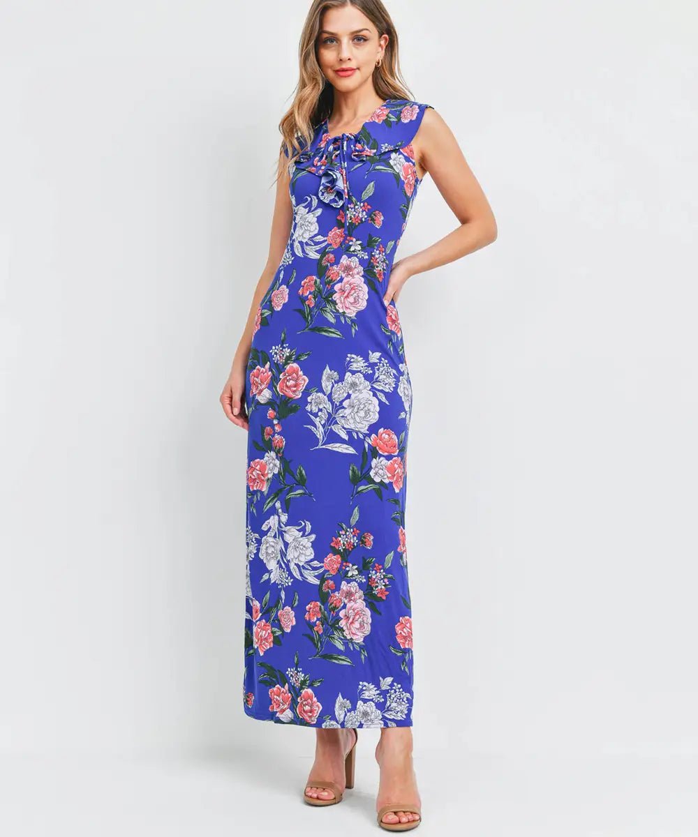 Royal Flower Dress | Maxi Dresses | 1