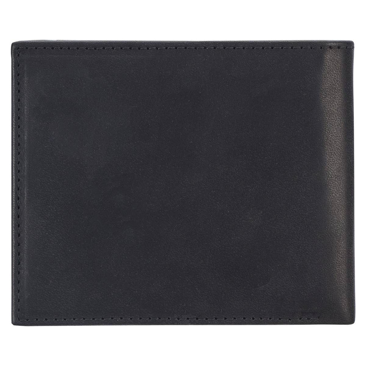 Silver Cross Black Genuine Leather Wallet | 2FruitBearers