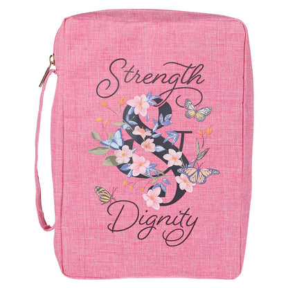 Strength & Dignity Pink Value Bible Cover | 2FruitBearers