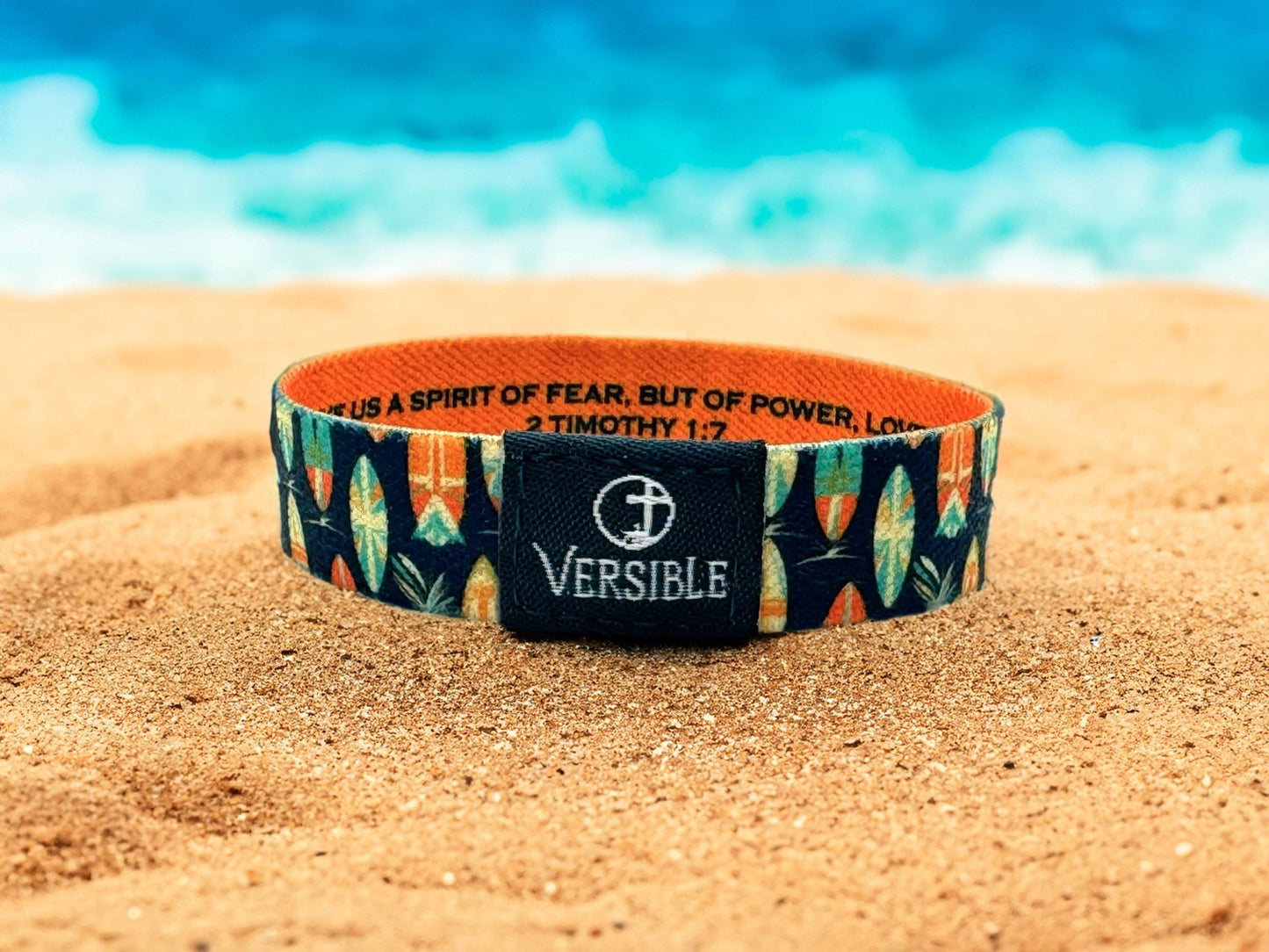 Surf Side - 2 Timothy 1:7 Wristband | 2FruitBearers