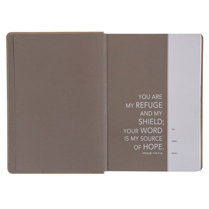 Tan Faux Leather NLT Everyday Devotional Bible for Men | Bibles | 3