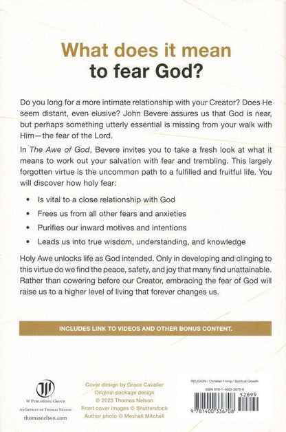 The Awe of God: The Astounding Way a Healthy Fear of God Transforms Your Life | Devotionals | 12