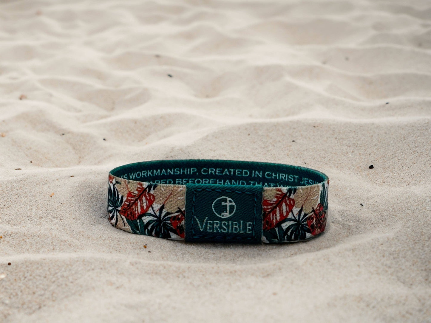 Tropical Palms - Ephesians 2:10 Wristband | 2FruitBearers