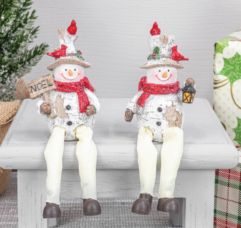 Christmas Snowman Shelf Sitters