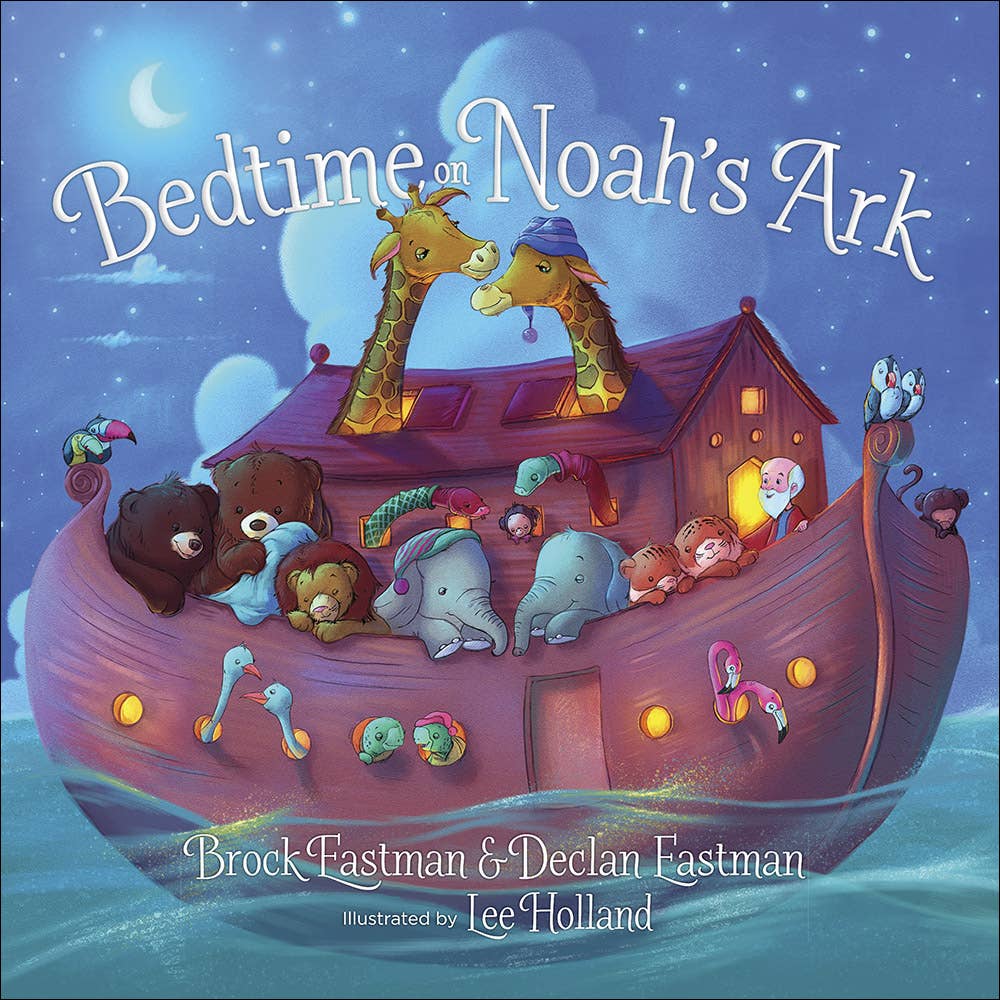 Bedtime on Noah's Ark, Kids' Board Book | 2FruitBearers