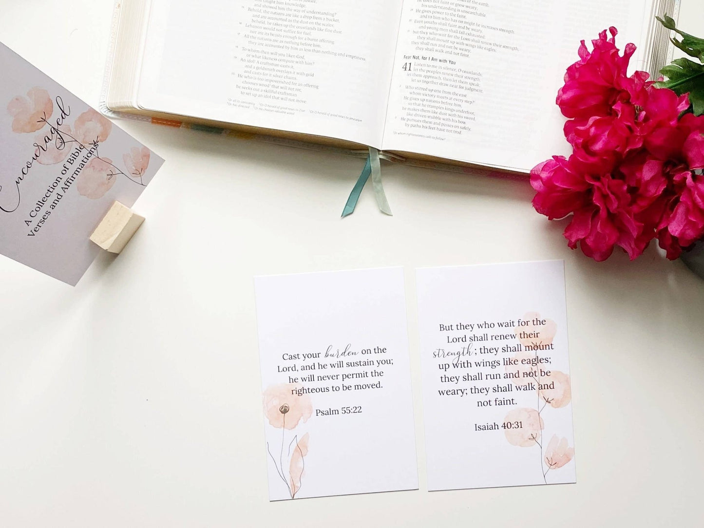 Bible Verse Card and Encouraging Affirmations | 2FruitBearers