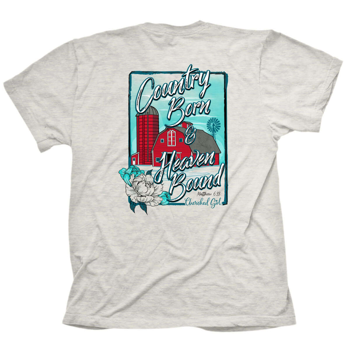 Cherished Girl Womens T-Shirt Country Barn | 2FruitBearers
