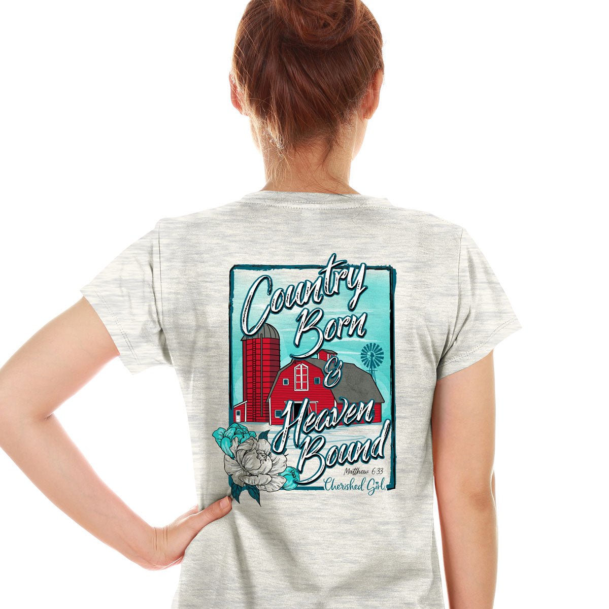 Cherished Girl Womens T-Shirt Country Barn | 2FruitBearers