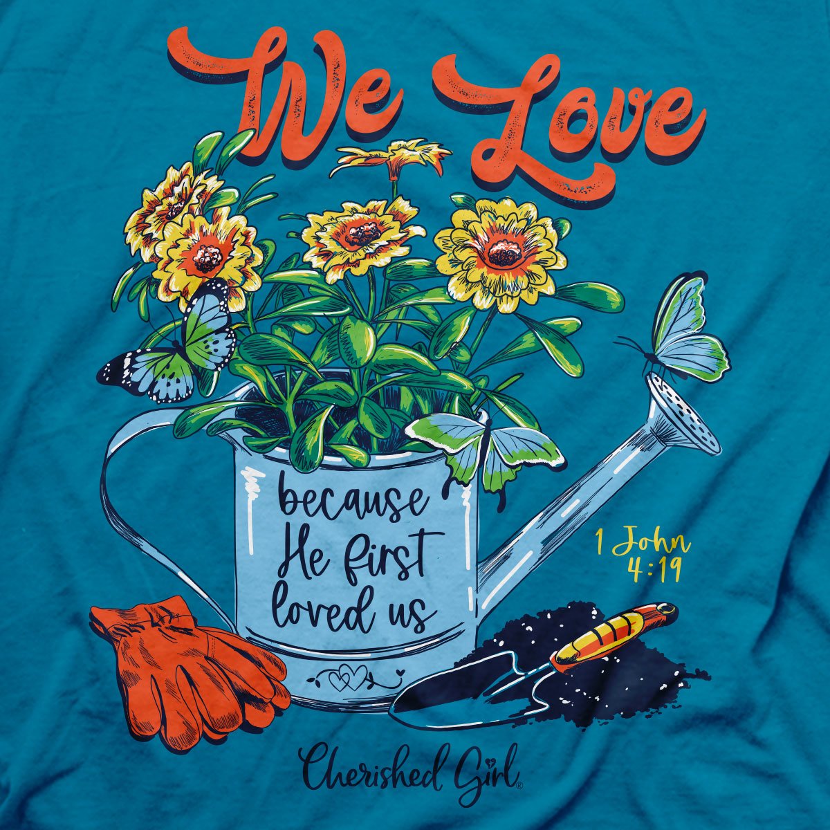 Cherished Girl Womens T-Shirt Gardening | 2FruitBearers