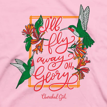 Cherished Girl Womens T-Shirt I'll Fly Away | 2FruitBearers
