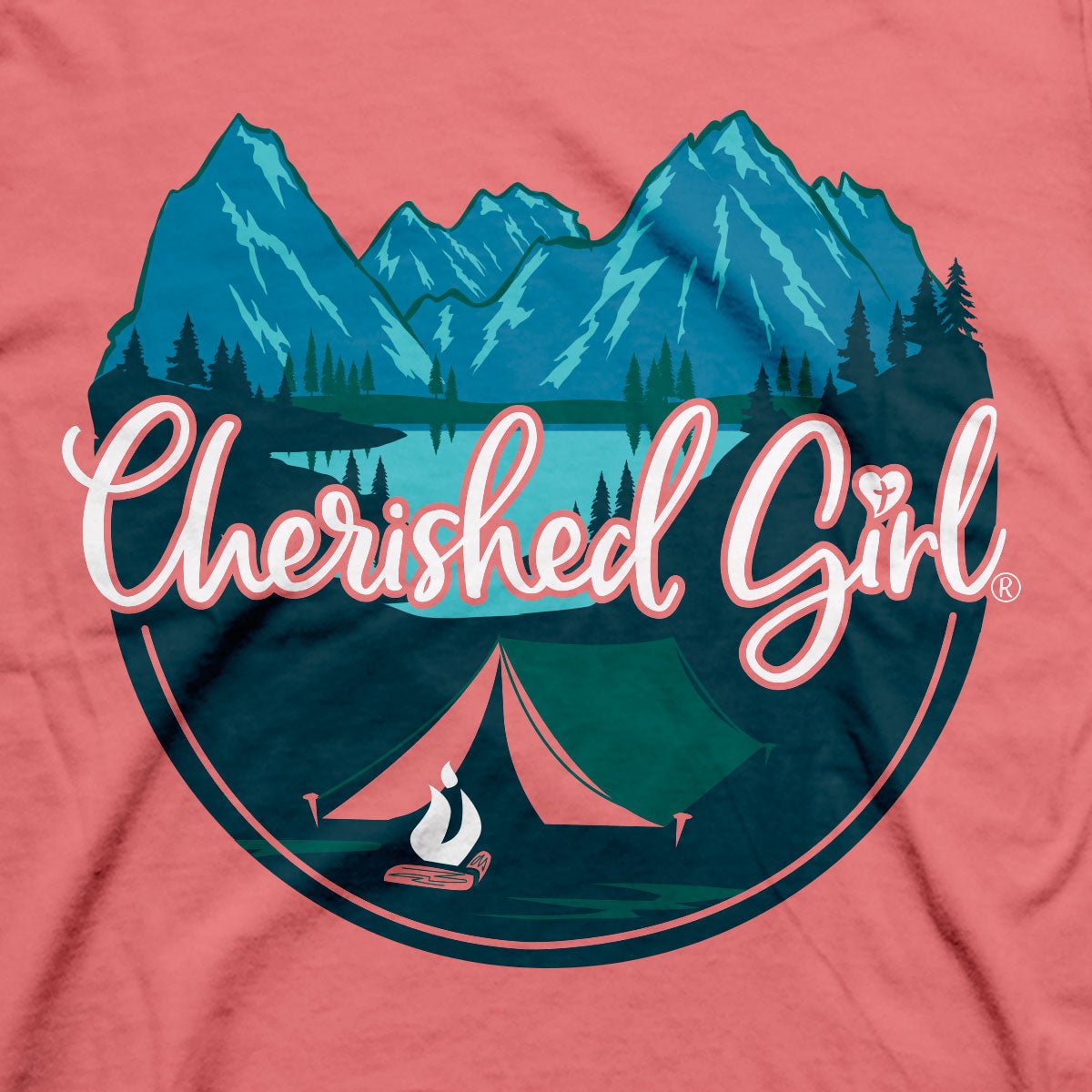 Cherished Girl Womens T-Shirt It Is Well Oval | 2FruitBearers