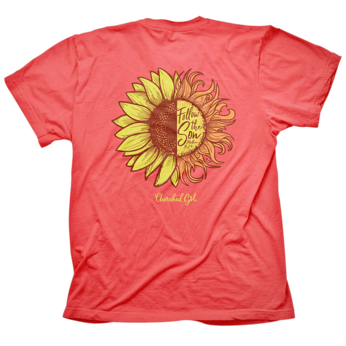 Cherished Girl Womens T-Shirt Sonshine Flower | 2FruitBearers