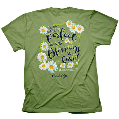Cherished Girl Womens T-Shirt Too Many Blessings | 2FruitBearers