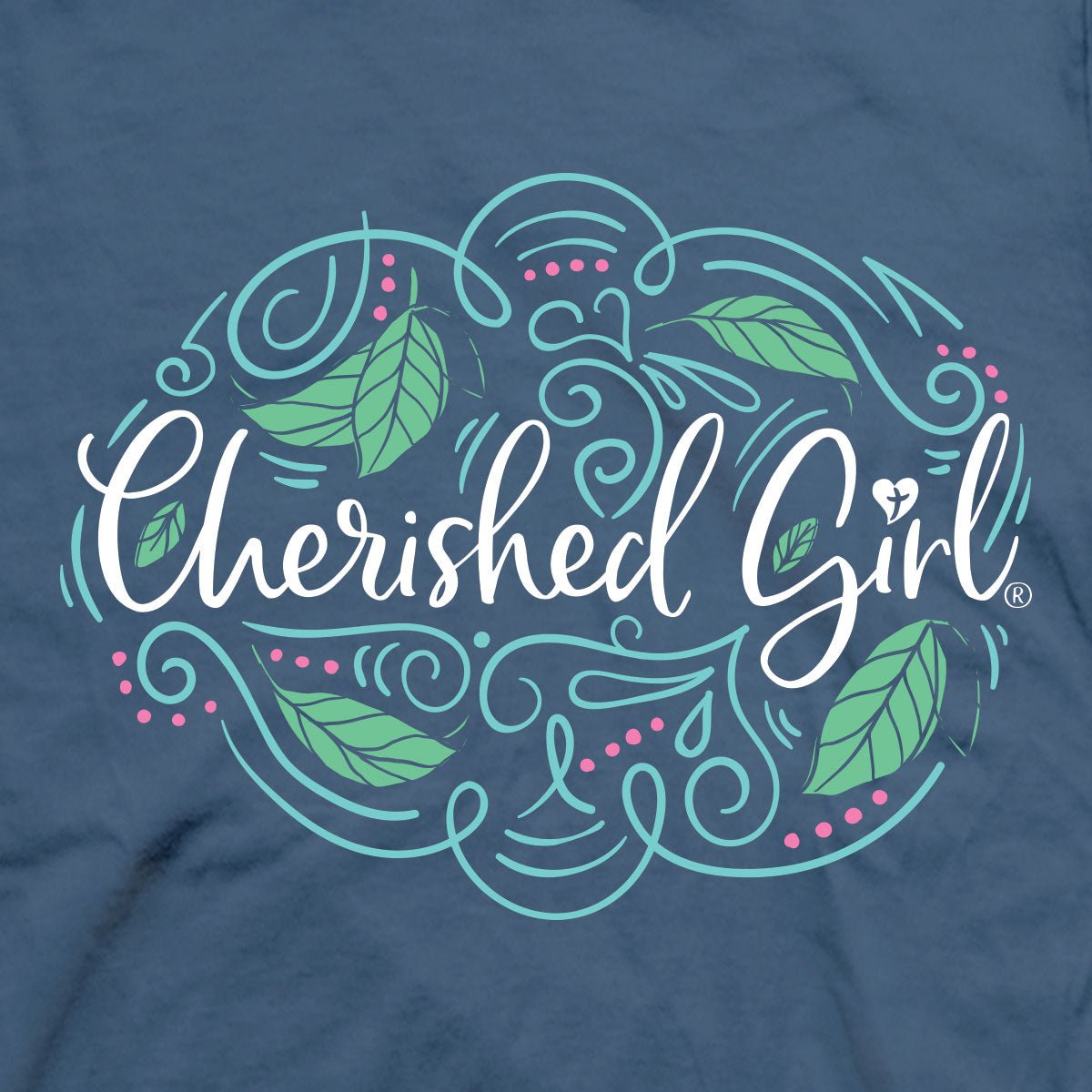 Cherished Girl Womens T-Shirt Trust Script | 2FruitBearers