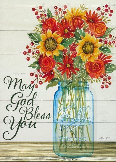 Christian Sympathy-Flower Mason Jar Boxed Cards | 2FruitBearers