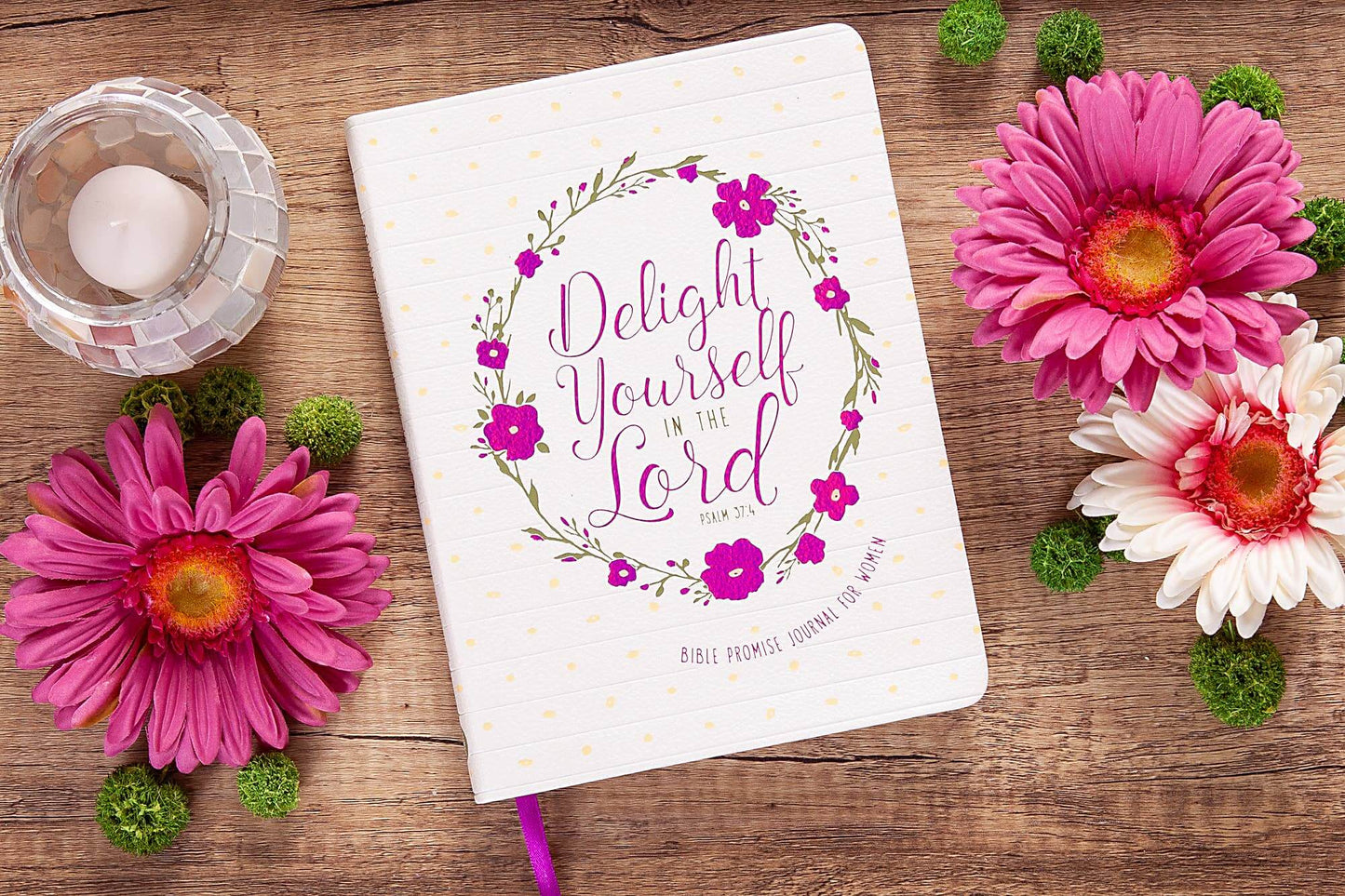 Delight Yourself in the Lord Faux Leather Journal | 2FruitBearers