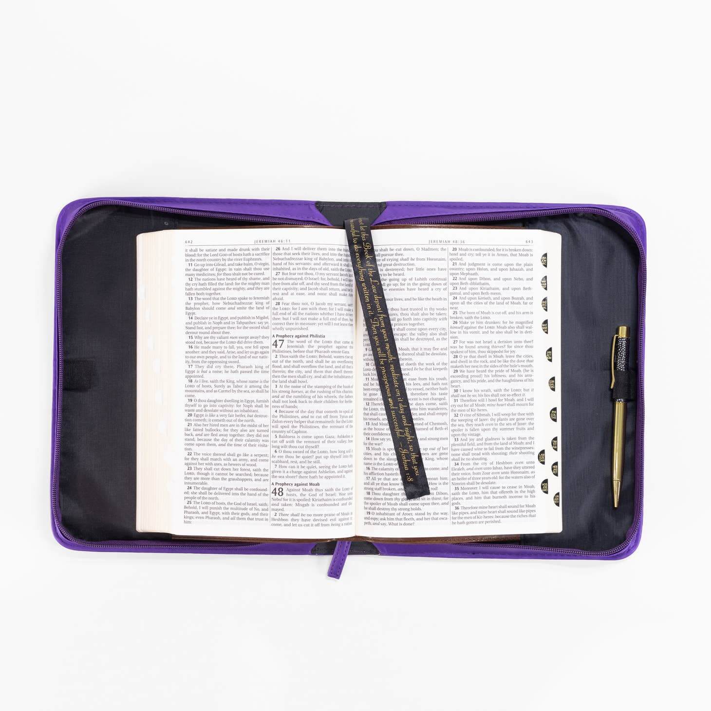 Divine Details: Bible Cover Purple Faith | 2FruitBearers