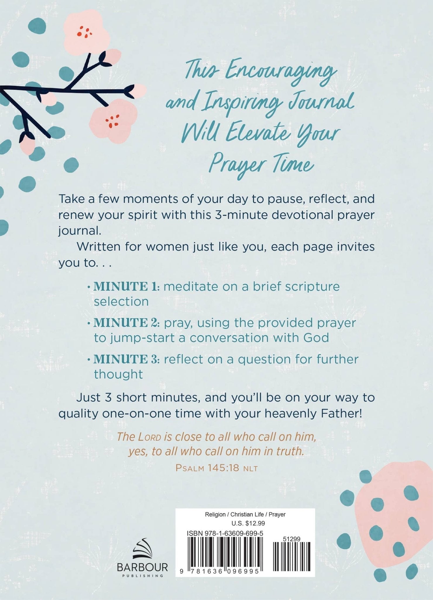 Faithful in Prayer: 3-Minute Devotional Prayer Journal | 2FruitBearers