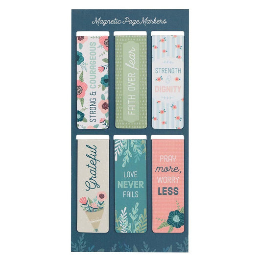 Floral Garden Magnetic Bookmark Set | 2FruitBearers