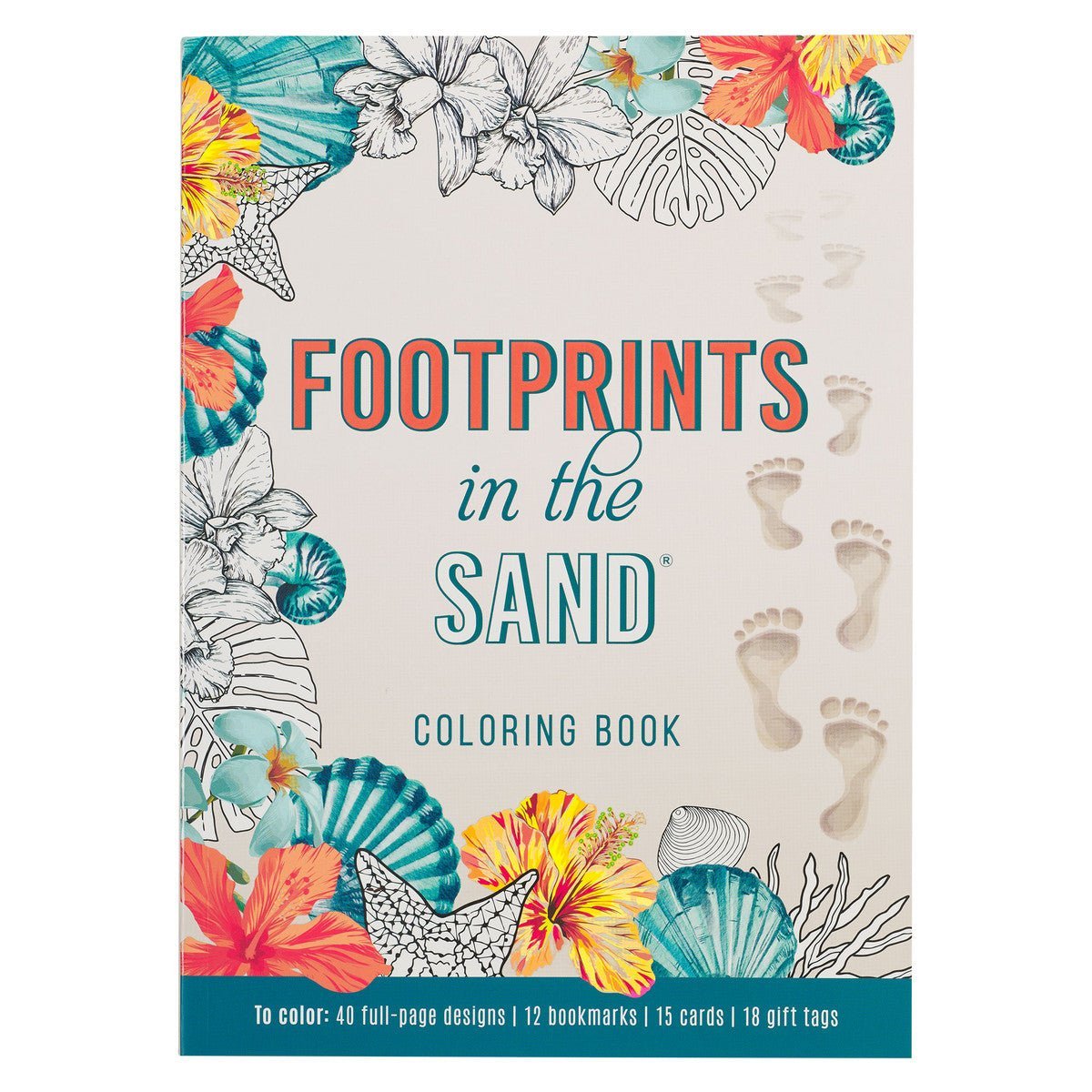 Footprints in the Sand Coloring Book | 2FruitBearers