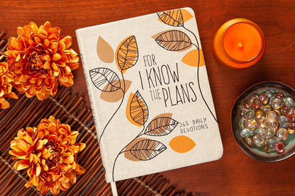 For I Know the Plans Faux Leather Devotional | 2FruitBearers