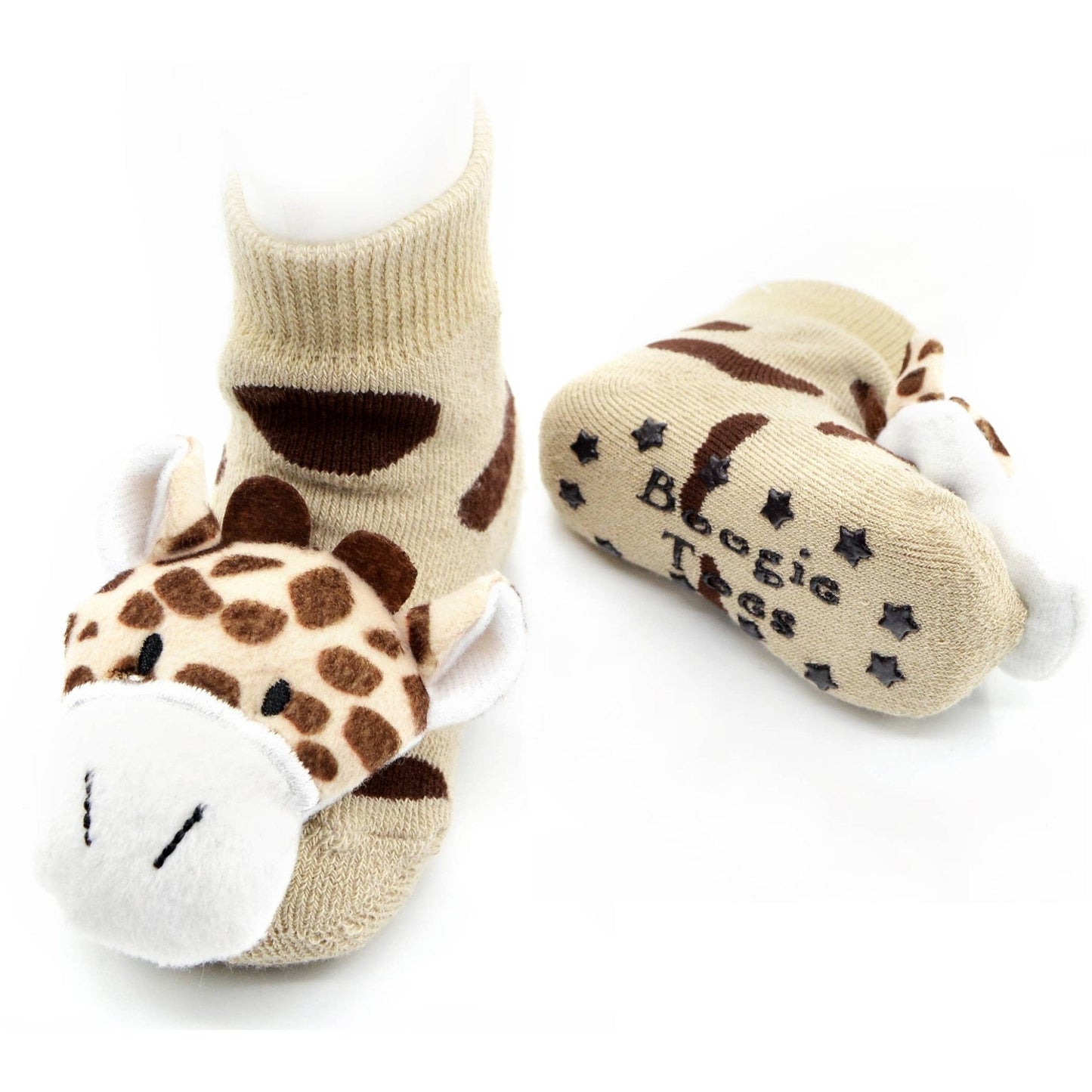 Giraffe Boogie Toes Rattle Socks | 2FruitBearers