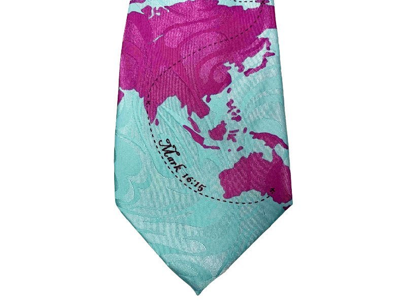 Go Into All The World Polyester Tie | 2FruitBearers