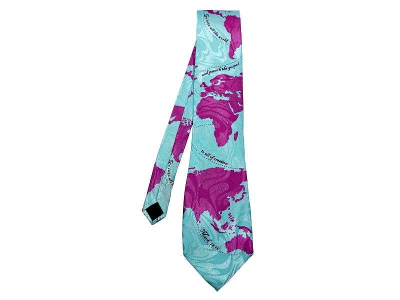 Go Into All The World Polyester Tie | 2FruitBearers