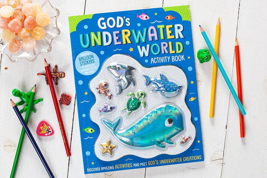 God’s Underwater World Activity Book for Toddlers | 2FruitBearers