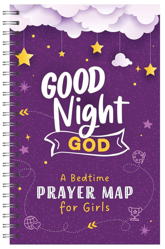 Good Night, God: A Bedtime Prayer Map for Girls | 2FruitBearers