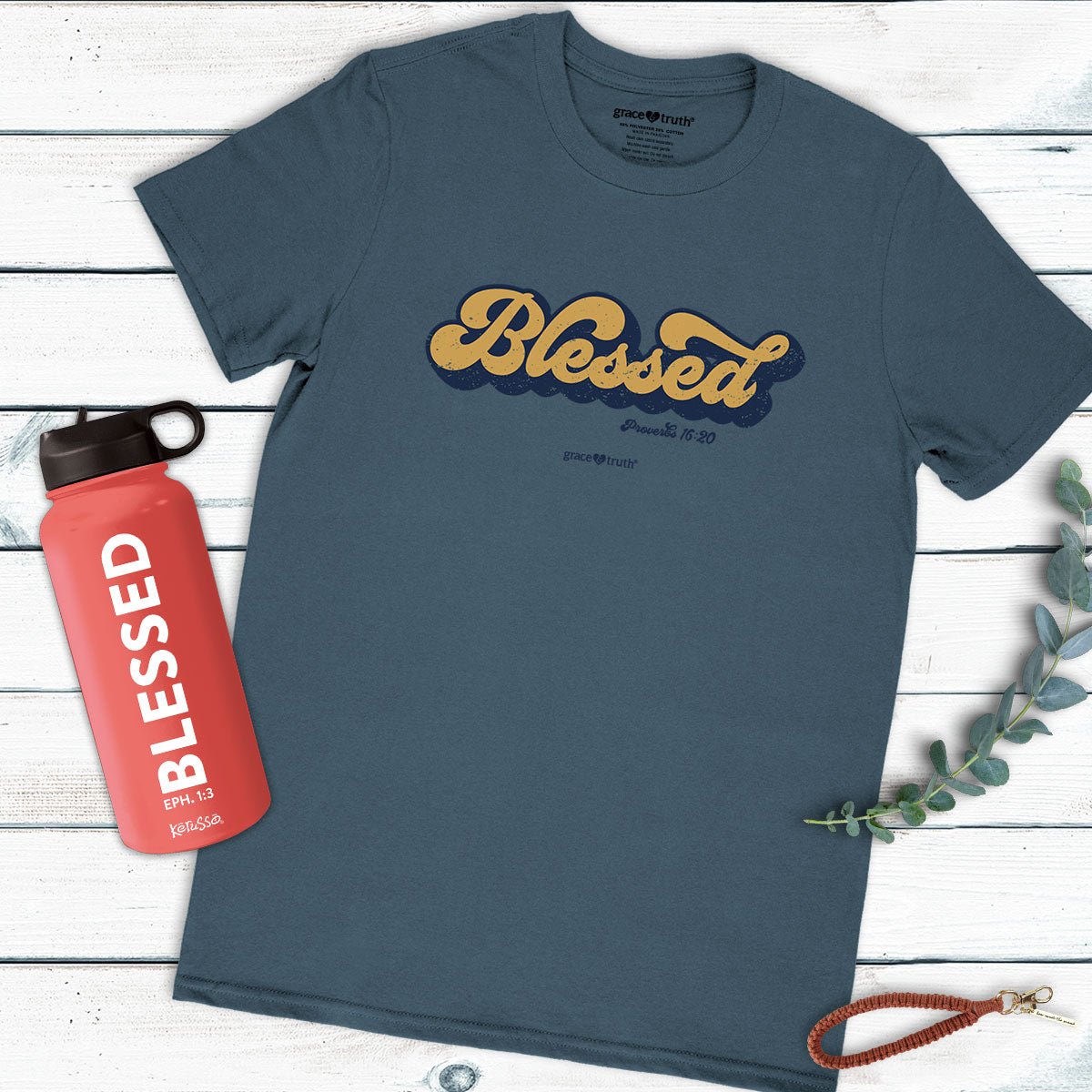 grace & truth Womens T-Shirt Blessed | 2FruitBearers
