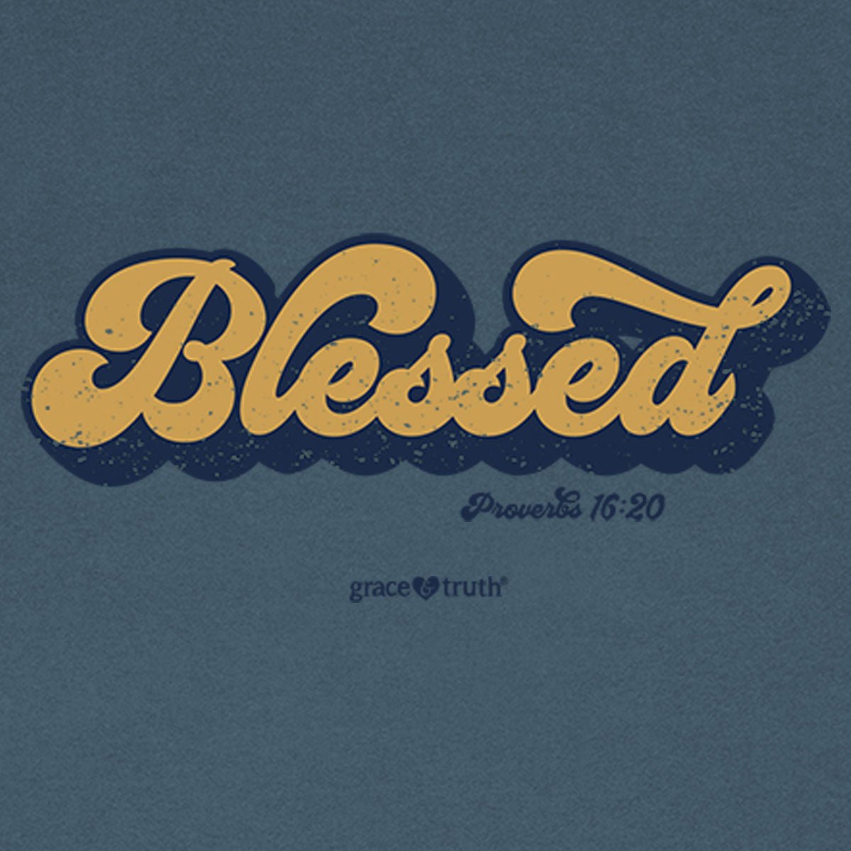 grace & truth Womens T-Shirt Blessed | 2FruitBearers
