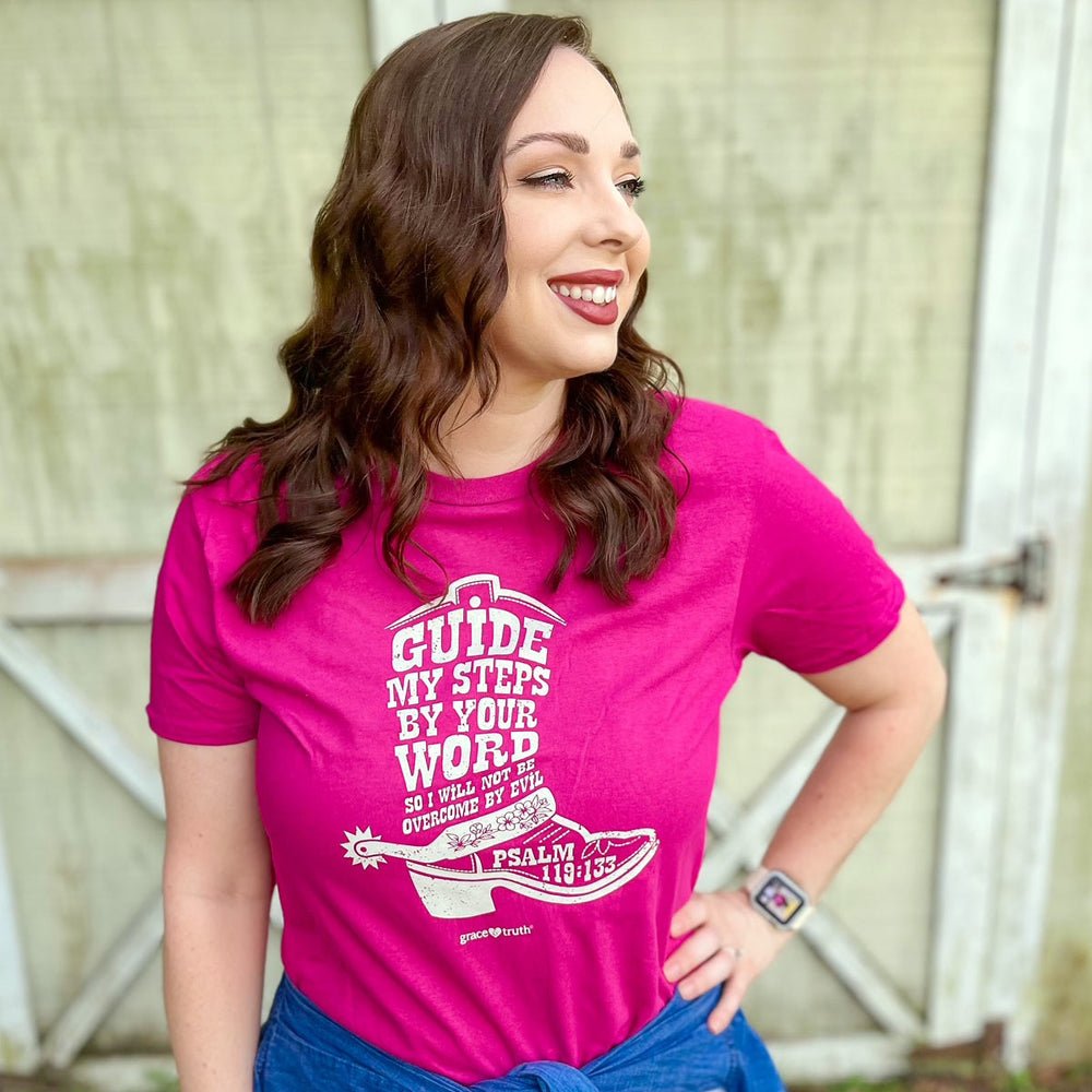 grace & truth Womens T-Shirt Cowboy Boot | 2FruitBearers