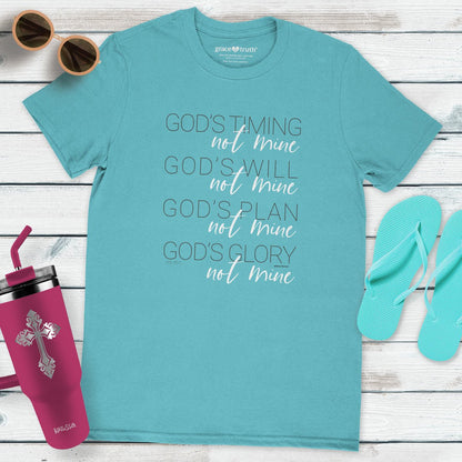 grace & truth Womens T-Shirt God's Timing | 2FruitBearers