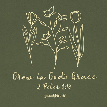 grace & truth Womens T-Shirt Grow In Grace | 2FruitBearers