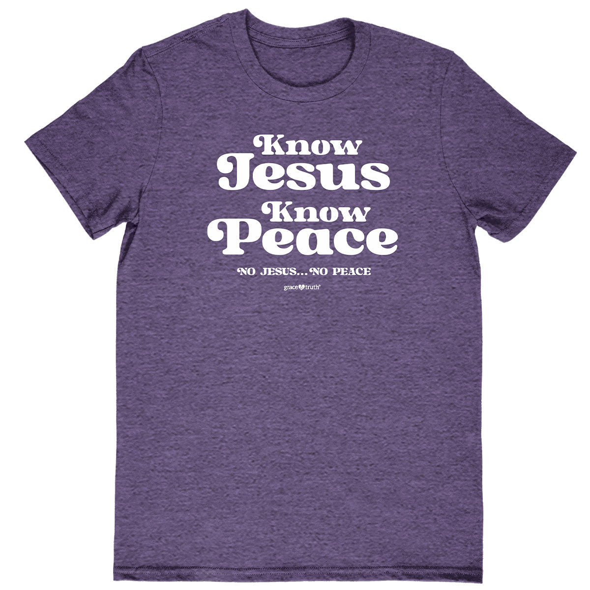 grace & truth Womens T-Shirt Know Jesus | 2FruitBearers