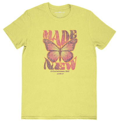 grace & truth Womens T-Shirt Made New Butterfly | 2FruitBearers